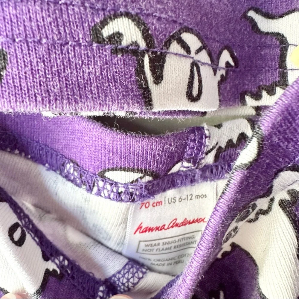 Hanna Andersson Halloween Ghost Long Sleeve 2 Piece Pajama Set